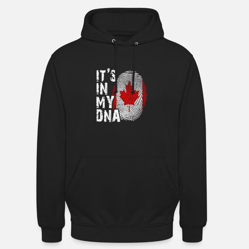 C’est dans mon ADN Canada - Sweat-shirt à capuche unisexe - noir