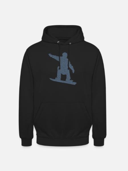 Snowboarder Geschenkideen Snowboard - Unisex Hoodie - Schwarz
