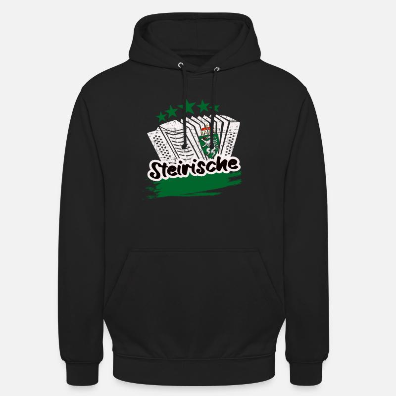 Steirische Harmonika - Unisex Hoodie - Schwarz