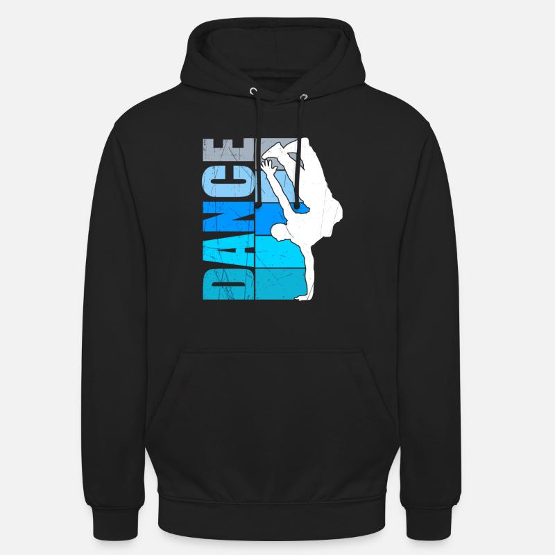 Retro Break dancer - Sweat-shirt à capuche unisexe - noir