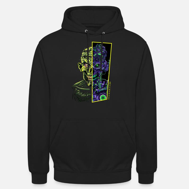 Zombie vs. Robots - Unisex Hoodie - black