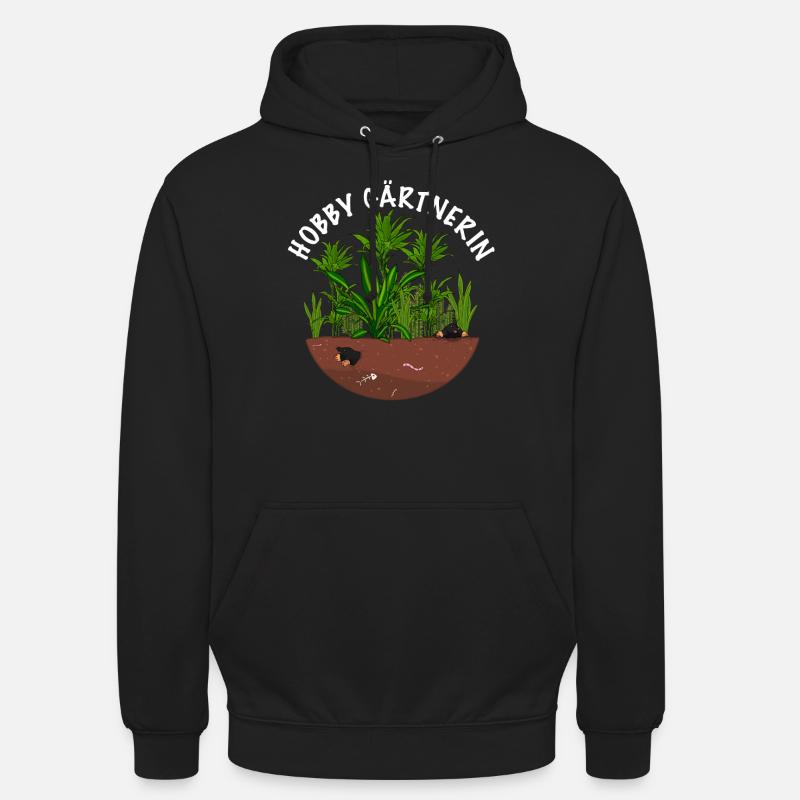 Hobby Gärtnerin - Unisex Hoodie - Schwarz