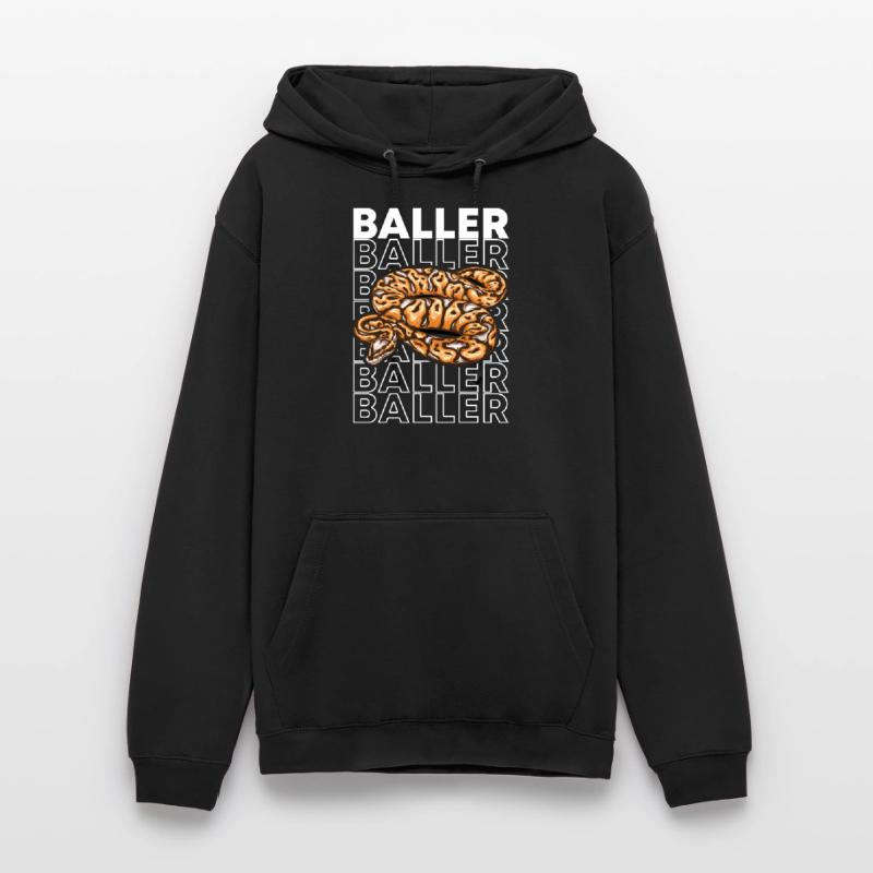 Ball Python 80's Style Baller Royal Python Snake Sweat-shirt à capuche unisexe