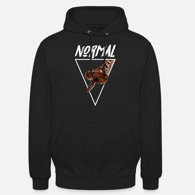 Normal Ball Python Morph Snake Owner Sweat-shirt à capuche unisexe