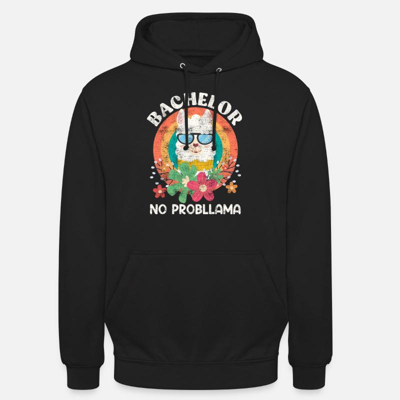 Baccalauréat NO Probllama - Sweat-shirt à capuche unisexe - noir