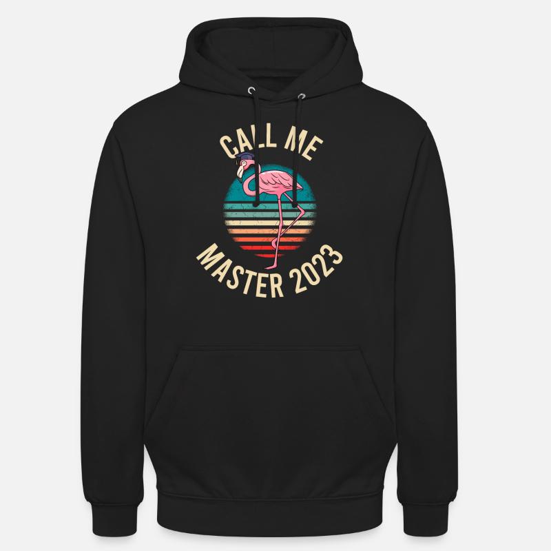 Master 2023 Master - Sweat-shirt à capuche unisexe - noir