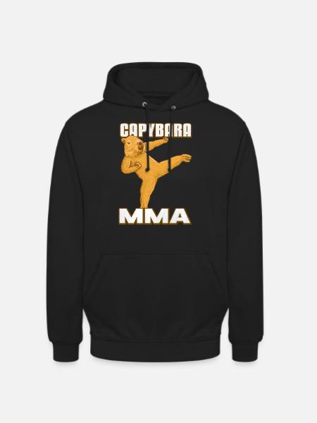 Capybara MMA - Unisex Hoodie - Schwarz