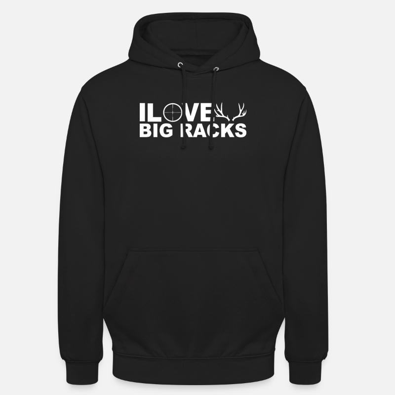 Jäger Jagt.Hirsch Geschenkidee - Unisex Hoodie - Schwarz