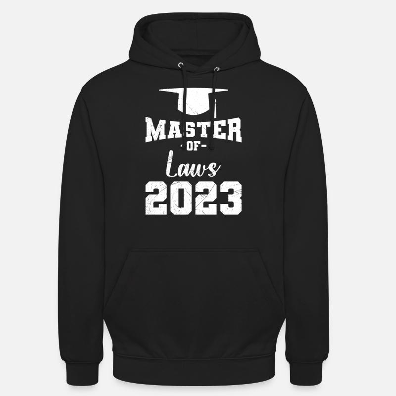 Master en droit 2023 Master - Sweat-shirt à capuche unisexe - noir