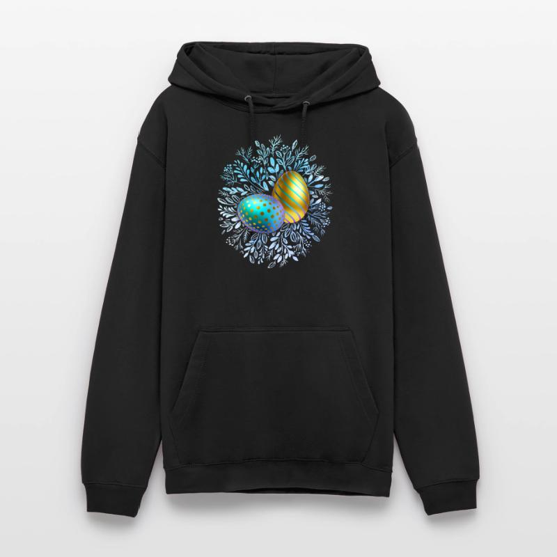 Happy Easter, Easter Eggs, 3D Design Egg Unisex Hoodie
