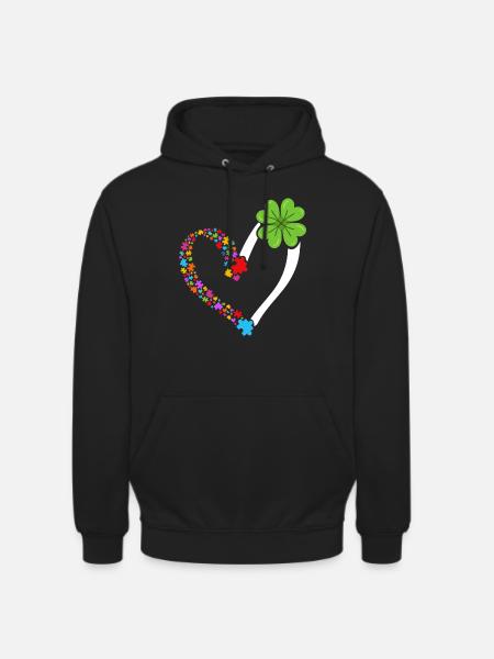 Autism Neurodiversity Kindness - Unisex Hoodie - black