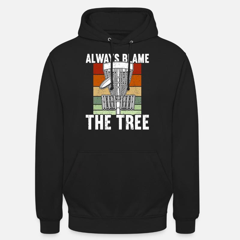 Disc Golf - Sweat-shirt à capuche unisexe - noir