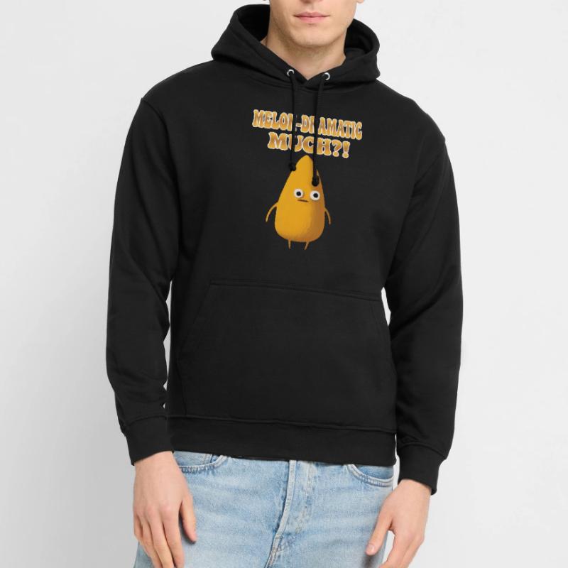 Melon-Dramatic Much - Melodramatic Honeydew Melon Unisex Hoodie