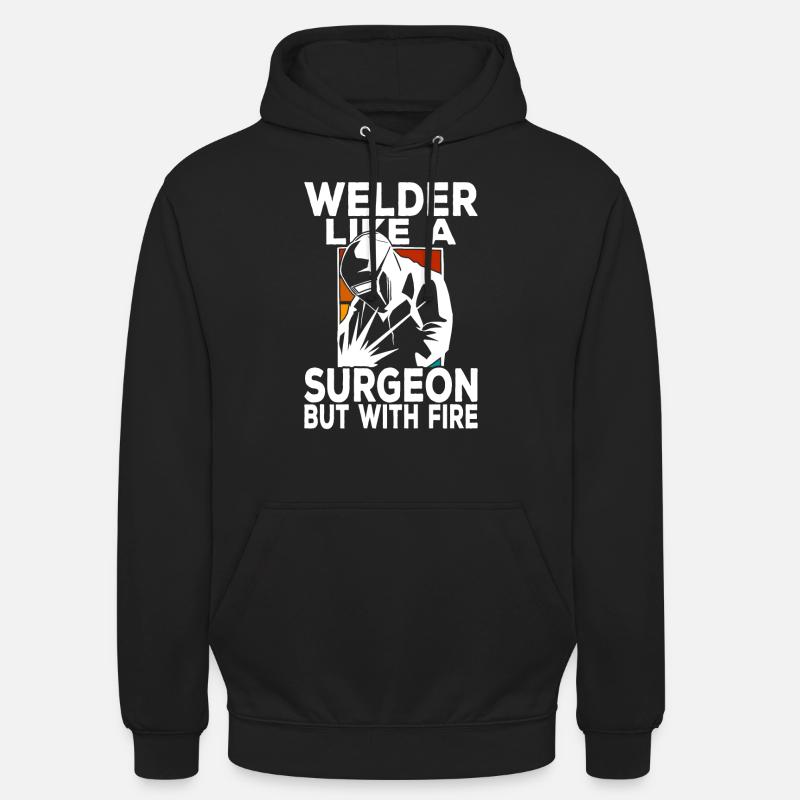 Soudeurs soudeurs - Sweat-shirt à capuche unisexe - noir