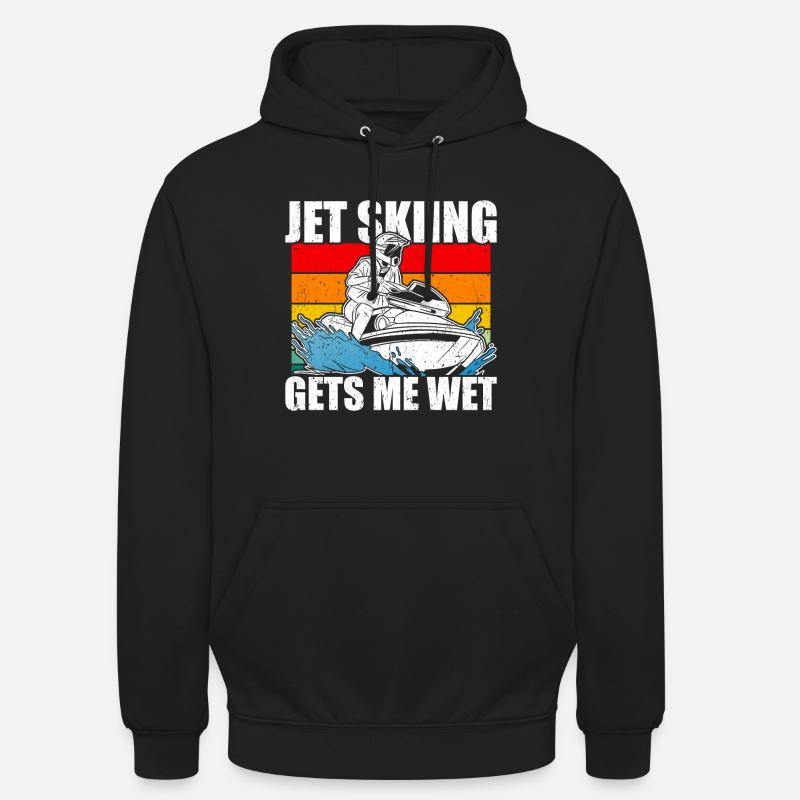 Jet Ski Jet Skiing - Sweat-shirt à capuche unisexe - noir