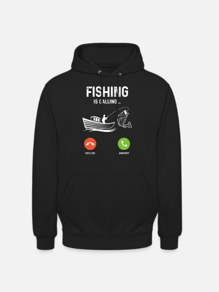 Fishing is a profession - Unisex Hoodie - black
