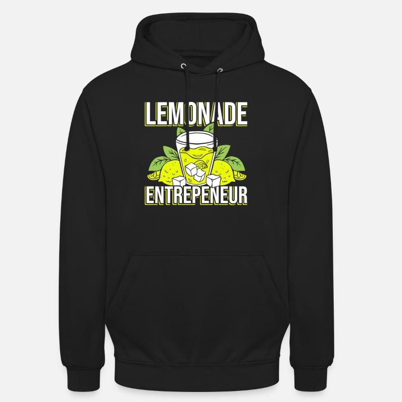 Stand de limonade - Sweat-shirt à capuche unisexe - noir