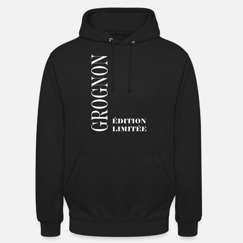 Edition limitée gognoon - Sweat-shirt à capuche unisexe - noir