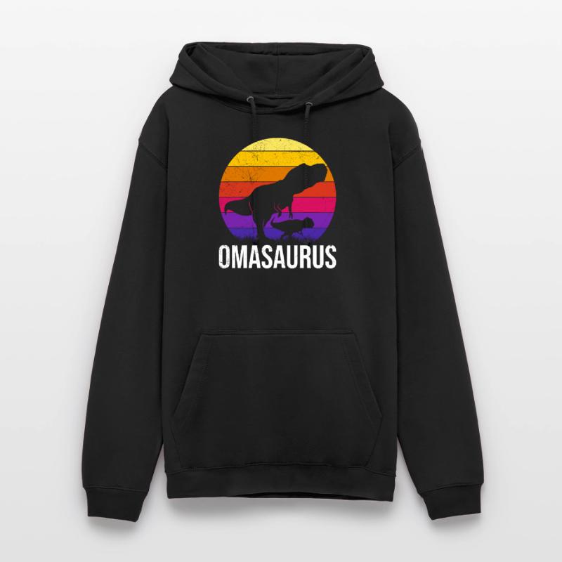 Omasaurus Muttertag Großmutter Dinosaurier Unisex Hoodie
