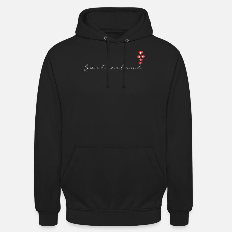Schweiz - Unisex Hoodie - Schwarz