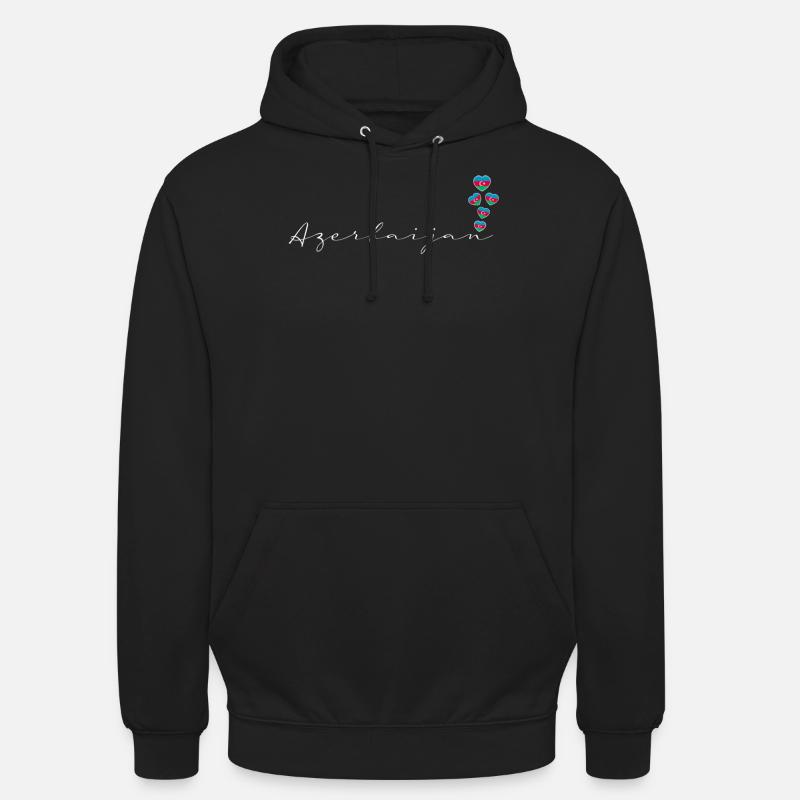 Aserbaidschan - Unisex Hoodie - Schwarz