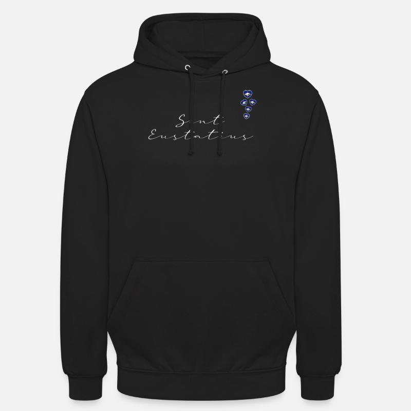 Sint Eustatius - Sweat-shirt à capuche unisexe - noir