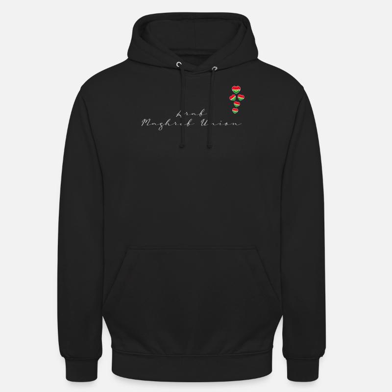 Union du Maghreb arabe - Sweat-shirt à capuche unisexe - noir