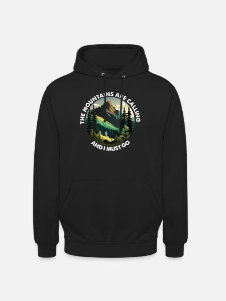 Camping campfire saying - Unisex Hoodie - black