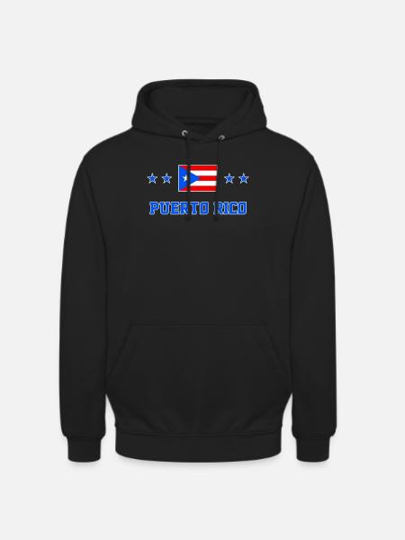 Puerto Rico - Sweat-shirt à capuche unisexe - noir