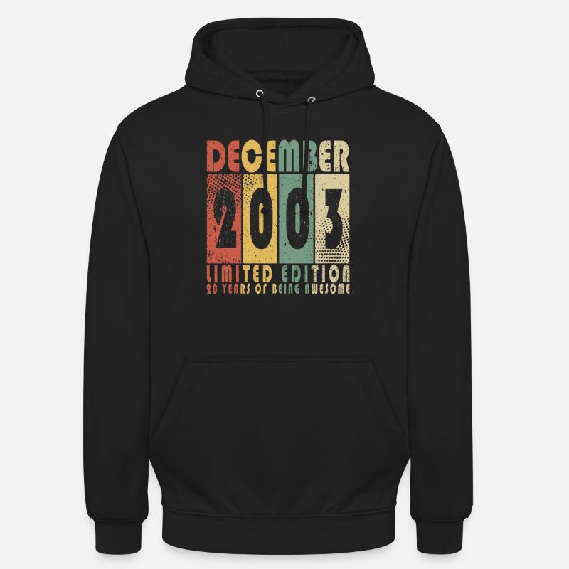 December 2003 Special Edition - Unisex Hoodie - black