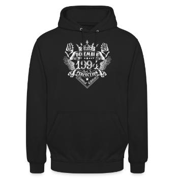 December 1994 | December 1994 Anniversary 1994 - Unisex Hoodie - black - Front - Alina (178cm) & Michal (187cm)