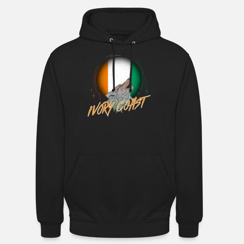 Elfenbeinküste - Unisex Hoodie - Schwarz