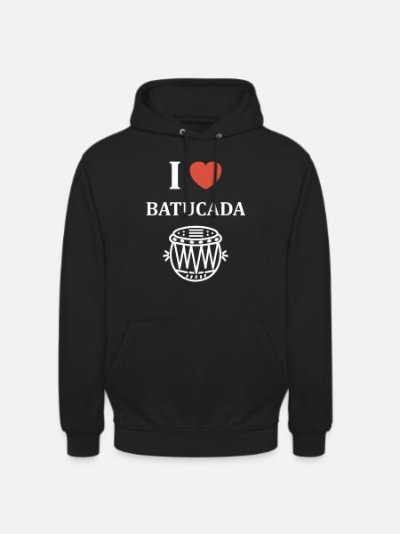 Batucada Drum Humor - Unisex Hoodie - black