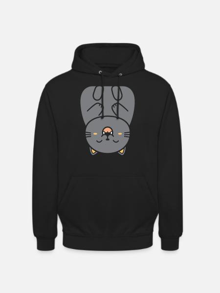 Chartreux little cat - Unisex Hoodie - black