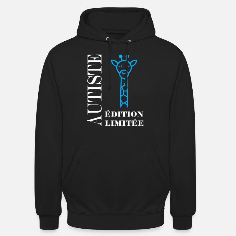 sensibilisation à l'autisme autiste - Sweat-shirt à capuche unisexe - noir