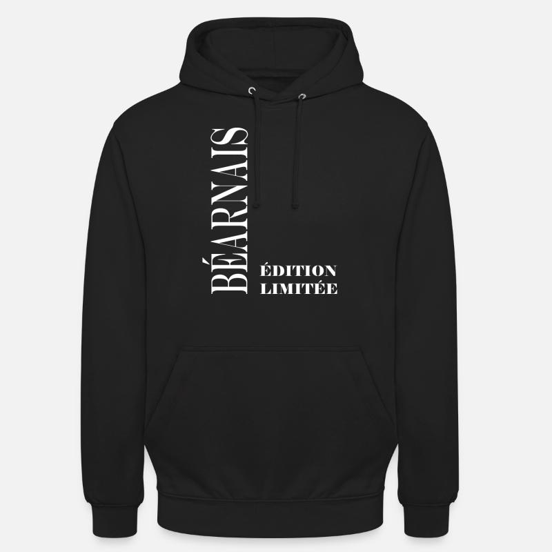 Béarnais - Sweat-shirt à capuche unisexe - noir