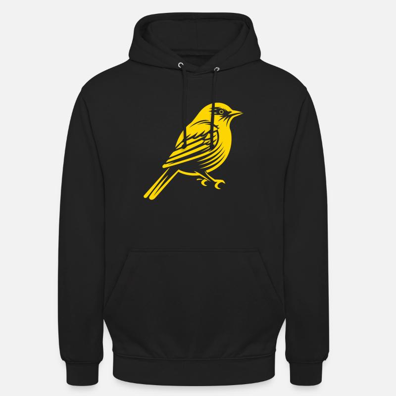 Kanarienvogel - Unisex Hoodie - Schwarz