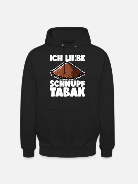Schnupftabak - Unisex Hoodie - Schwarz