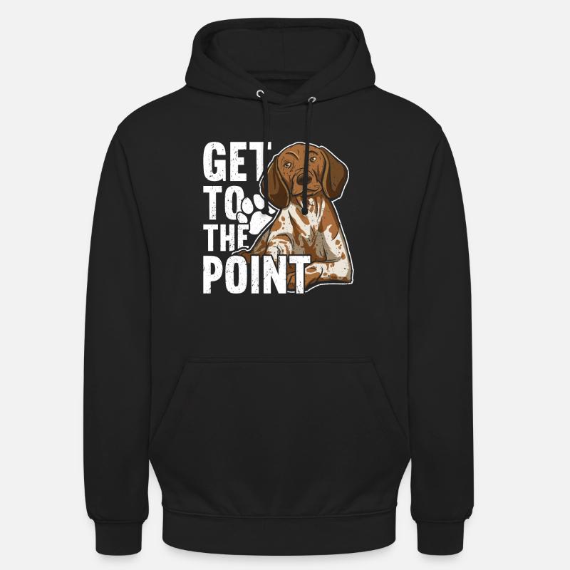 German Shorthaired Pointer Dog - Unisex Hoodie - black