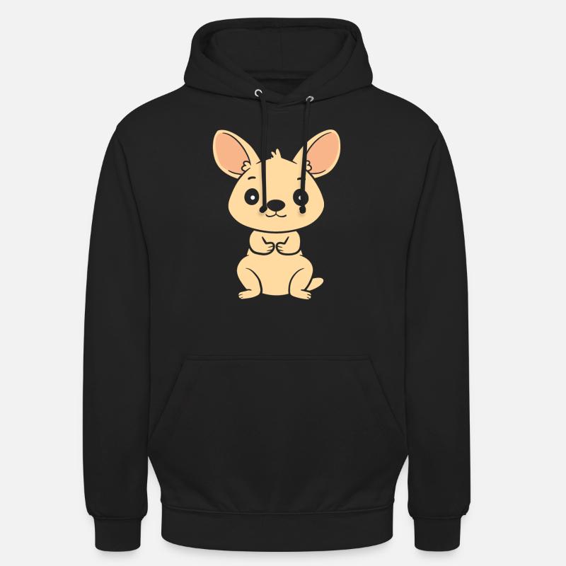 Wallaby - Sweat-shirt à capuche unisexe - noir
