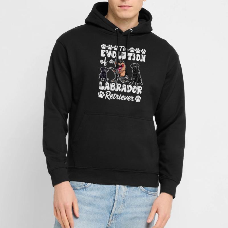Hundebesitzer DIE EVOLUTION EINES LABRADOR Unisex Hoodie
