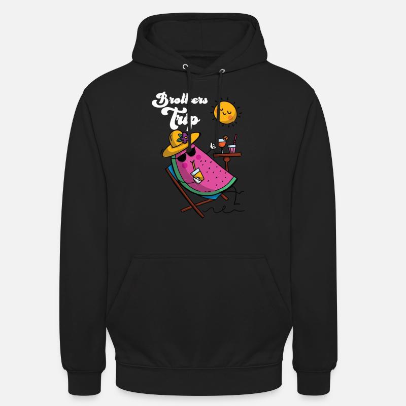 Parcours des frères et sœurs - Sweat-shirt à capuche unisexe - noir