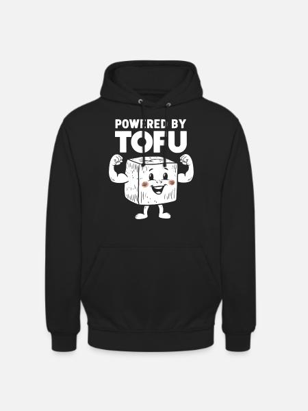 Tofu Lustiges - Unisex Hoodie - Schwarz