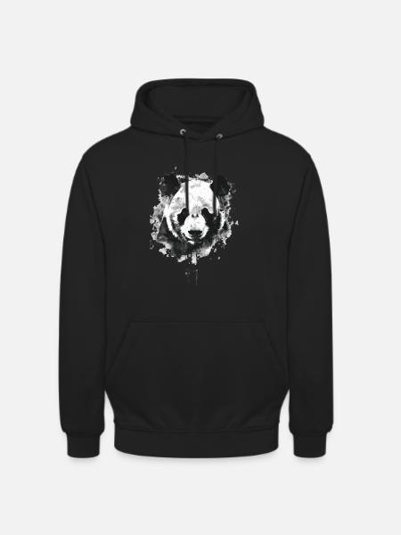 Panda - Unisex Hoodie - black