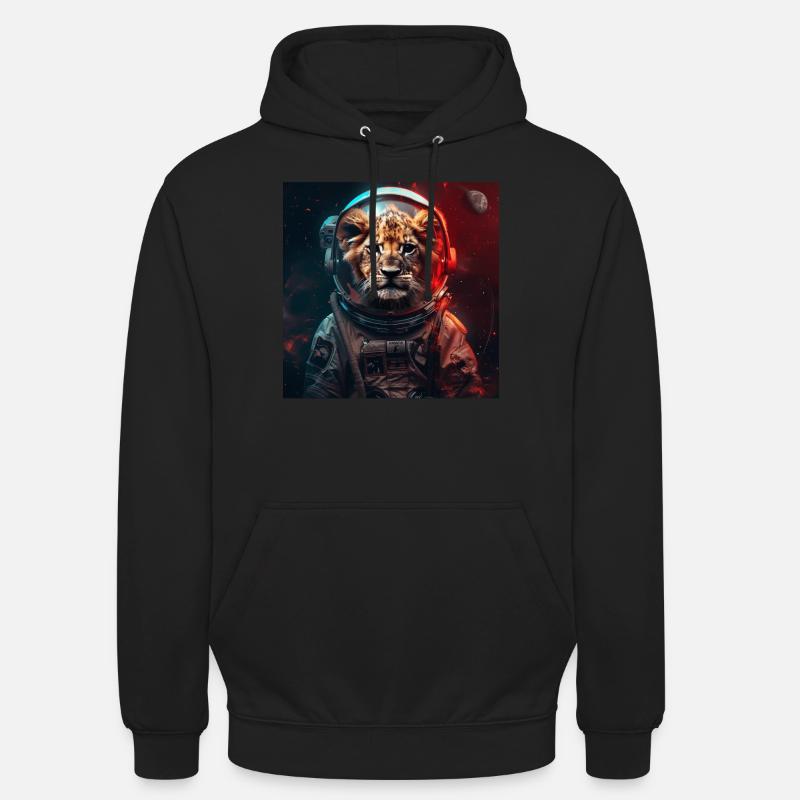 Löwe - Unisex Hoodie - Schwarz