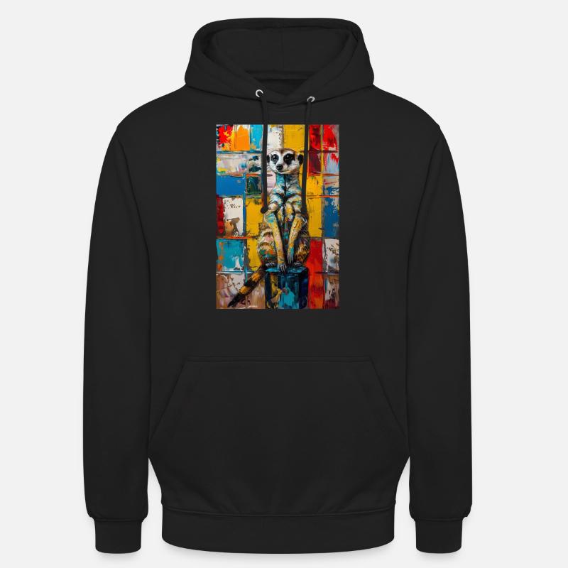 Suricate - Sweat-shirt à capuche unisexe - noir