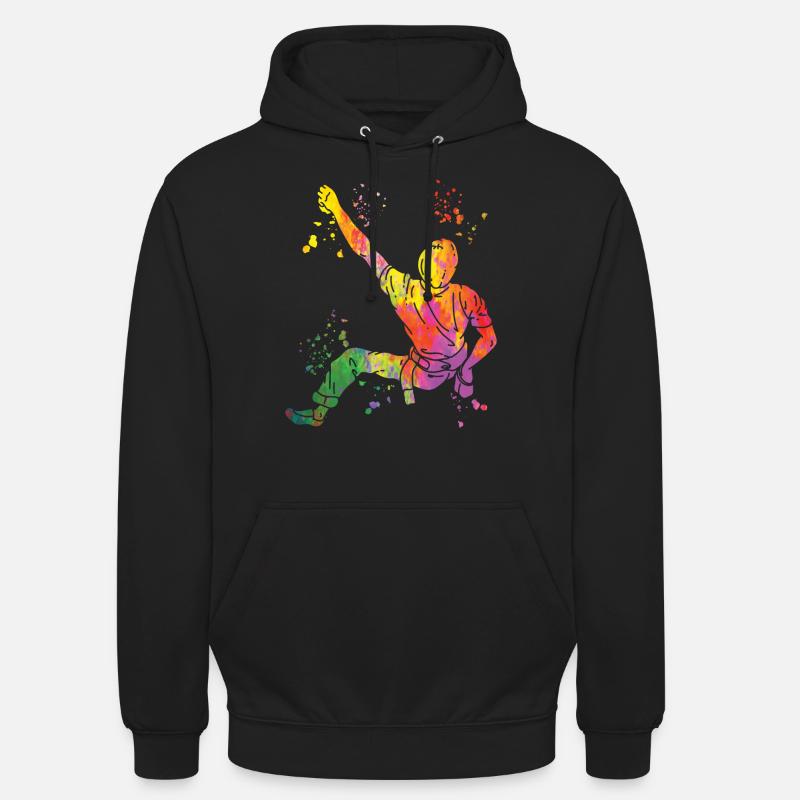 Bloc Colorsplash Bloc de bloc - Sweat-shirt à capuche unisexe - noir