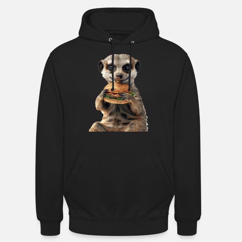 Suricate - Sweat-shirt à capuche unisexe - noir