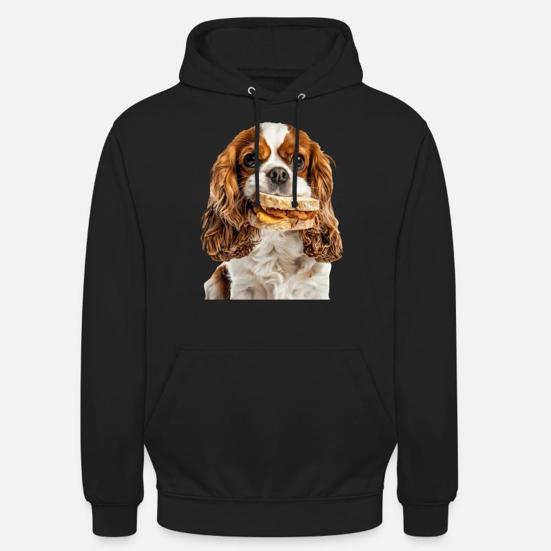 Cavalier King Spaniel - Sweat-shirt à capuche unisexe - noir