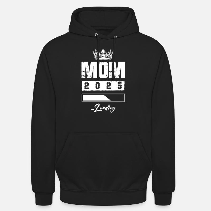 Mama 2025 Loading Mom - Unisex Hoodie - black